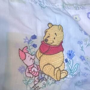 Vintage Winnie the Pooh Disney Cottage Peasant Ruffle Babydoll Women XXL
